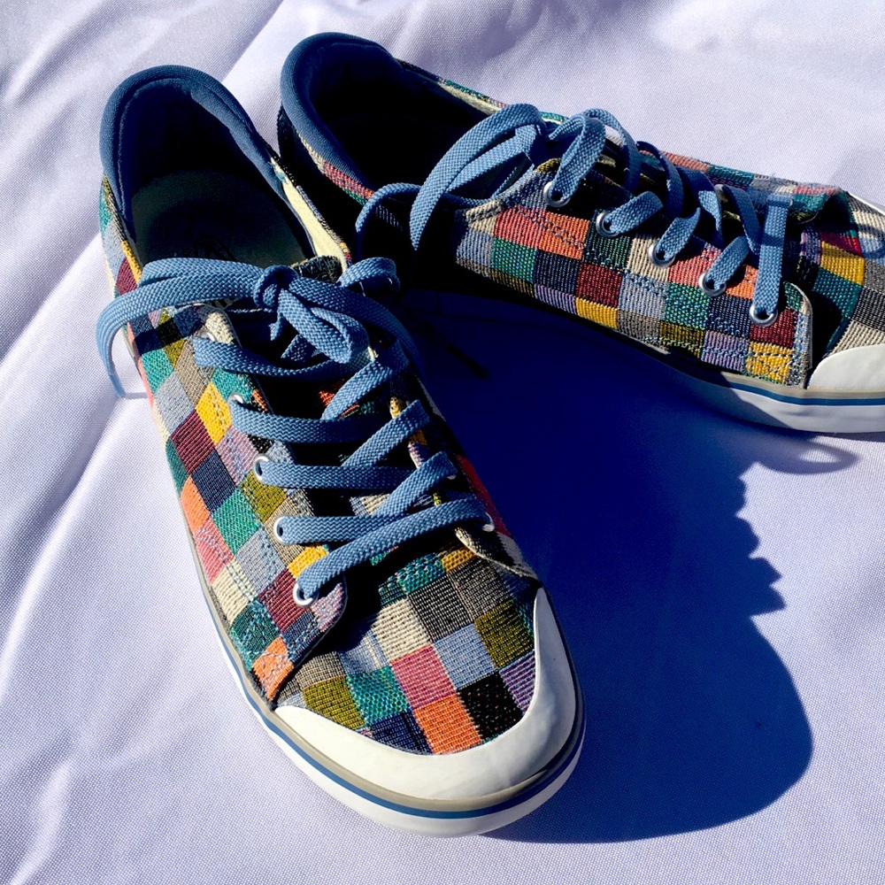 Keen Elsa Sneaker Quiet Harbor Blue Patchwork 8.5